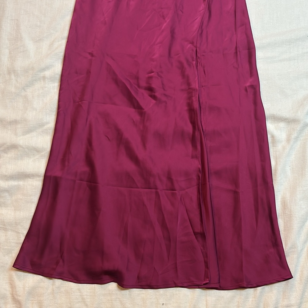 NWT Petal & Pup Vienna Strapless Midi Dress, Berry, Women’s Size Large - Picture 6 of 16